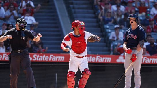 BSJ Game Report: Angels 5, Red Sox 4 - Solo homers doom Sox in road trip finale  taken at BSJ Headquarters  (Red Sox)